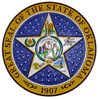 Oklahoma State Plaque Seal Plaque