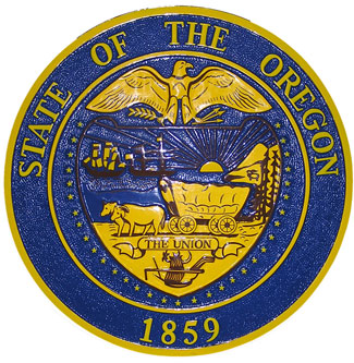 Oregon State Seal Plaque