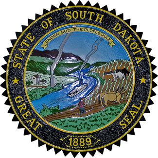 South Dakota State Seal Plaque