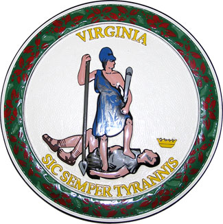 Virginia State Seal Plaque