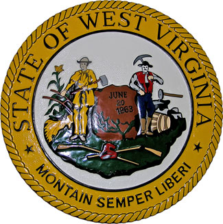 West Virginia State Seal Plaque