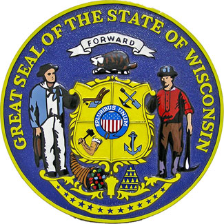 Wisconsin State Seal Plaque