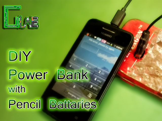 পেন্সিল ব্যাটারি দিয়ে পাওয়ার ব্যাঙ্ক বানাও [ভিডিও টিউন]