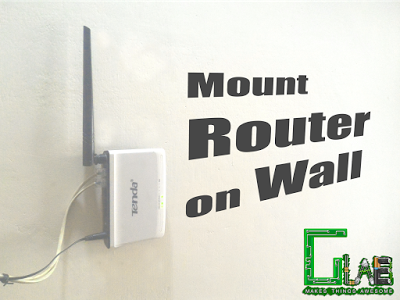 ড্রিল করা ছাড়াই সহজে দেয়ালে লাগাও রাউটার