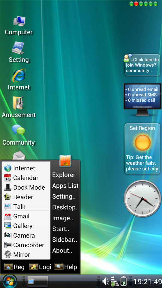 আপনার অ্যান্ড্রয়েড মোবাইলকে হুবহু Windows 7/XP বানিয়ে ফেলুন