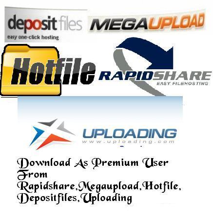 প্রতিদিন Hotfile,rapidshare সহ অধিকাংশ FileHosting সাইটের প্রিমিয়াম একাউন্ট পাওয়ার সফ্টওয়্যার ফ্রীতে ডাউনলোড করুন।