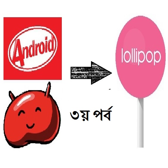 আপনার জেলিবিন (Jelly bean) বা কিটক্যাট (KitKat) ফোনকে করে নিন ললিপপ (Lollipop) ৩য় পর্ব।