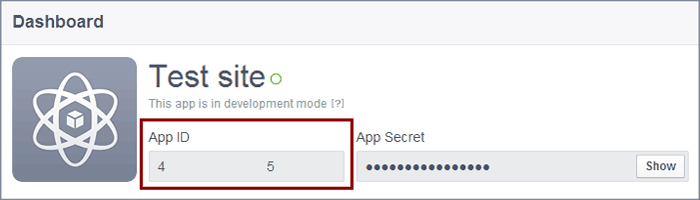 facebook apps dashboard