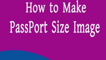 ফটোশপের সাহায্যে পাসপোর্ট সাইজের ছবি বানানো এবং প্রিন্ট করার পদ্ধতি ভিডিও সহ