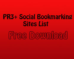ফ্রী ডাউনলোড PR3+ সোশ্যাল বুকমার্কিং সাইট লিস্ট পেজরেঙ্ক সহ!