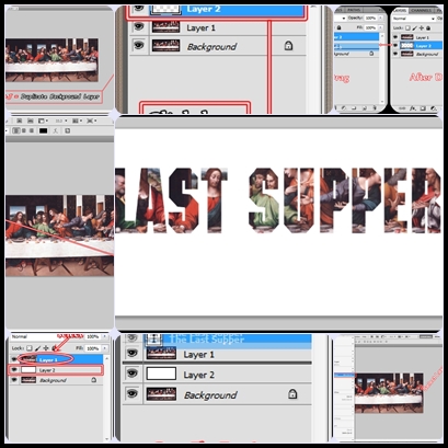 ফটোশপ দিয়ে টেক্সটের মাঝে ইমেজের এফেক্ট দিন !