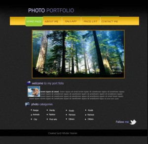 ফটোশপে ফটো পোর্টফলিও ওয়েবসাইট টেম্পলেট তৈরি!