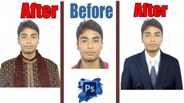 আমার প্রোফাইল ছবির মত, আপনিও সহযে সুট- টাই পরানো শিখুন ফটোশপে।