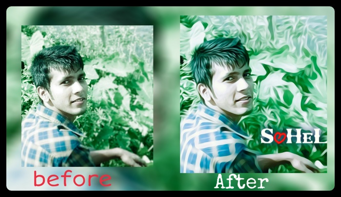 অ্যান্ড্রয়েড ফটো এডিটিং [পর্ব-১২] ::  এবার মোবাইল দিয়েই প্রফেশনাল Oil paint effect দিন।