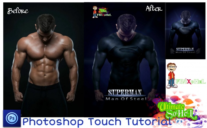 অ্যান্ড্রয়েড ফটো এডিটিং [পর্ব-১৫] ::  নিজেই হয়ে যান সুপারম্যান। তবে বডি কাটাছেড়া ছাড়াই (Premium method)