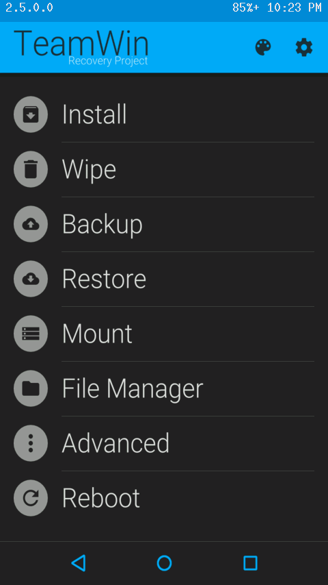 Dev-core-1: Android Rooted ইউজাররা রিকভারি মোডকে একটু সাজিয়ে নিন।