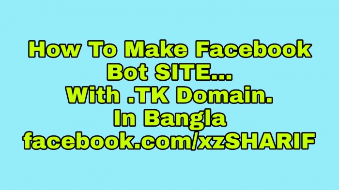 How To Make Facebook BotSite 2017 With Domain (কিভাবে বুটসাইট বানাবেন ২০১৭ সাথে ডোমেইন)
