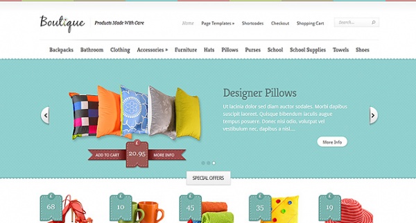 অসাধারন একটি Boutique WordPress Theme দেখুন ব্যবহার না করে পারবেন না।
