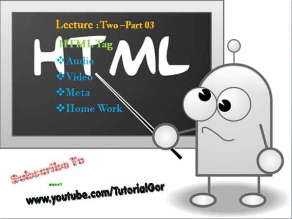 এবারের মিশন ২৯ দিনে ওয়েব ডিজাইন শিখা [পর্ব-০৬] :: অডিও,ভিডিও,মেটা ট্যাগ