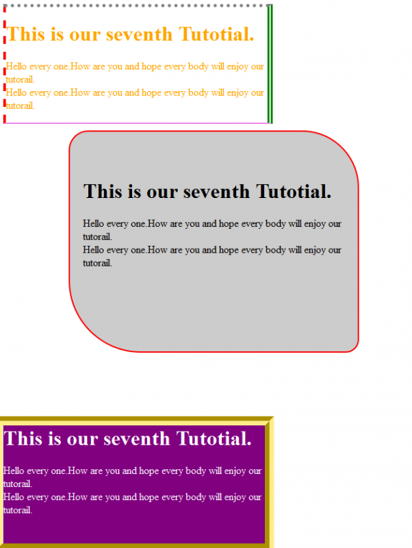 এবারের মিশন ২৯ দিনে ওয়েব ডিজাইন শিখা [পর্ব-২০] :: পার্থক্য বর্ডার-আউটলাইন এন্ড মার্জিন-প্যডিং