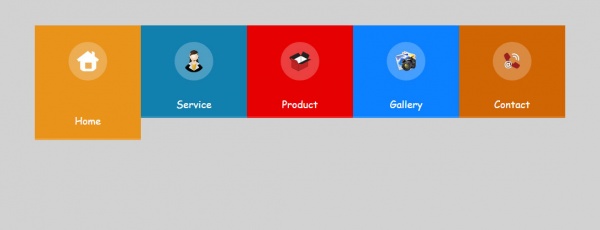 এইচটিএমএল-৫ ও সিএসএস-৩ দিয়ে তৈরী করুন হরিজন্টাল ট্রানজিশন হোবার মেনু[পর্ব-০৬]::সিএসএস দিয়ে মেনু কাষ্টমাইজ