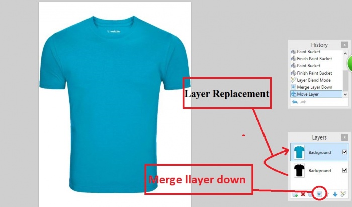 layer replace