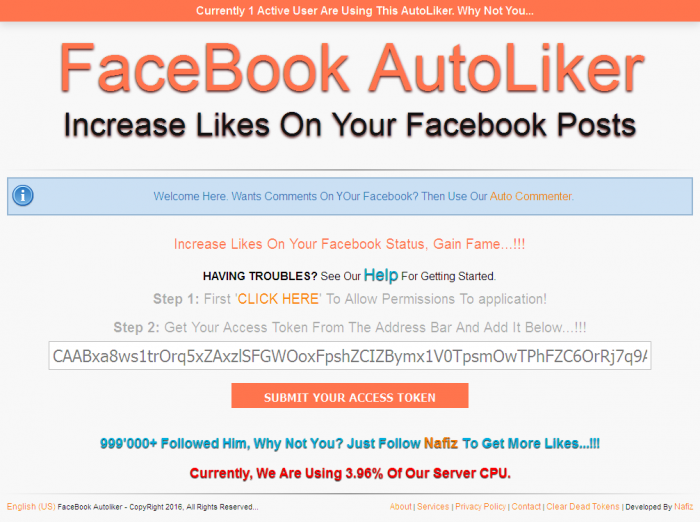 আপনার ফেসবুক ফোটো, স্ট্যাটাসে এবং ভিডিওতে হাজার হাজার বাংলাদেশি অটো লাইক নিয়ে নিন