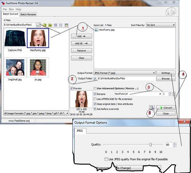 কিভাবে ব্যবহার করবেন FastStone Photo Resizer? [স্ক্রিনশট টিউটোরিয়াল]-1