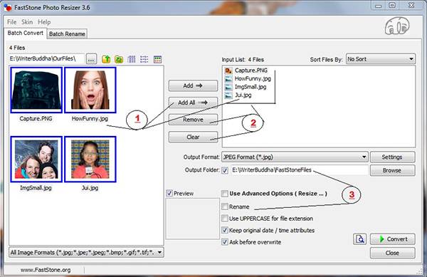 কিভাবে ব্যবহার করবেন FastStone Photo Resizer? [স্ক্রিনশট টিউটোরিয়াল]-4