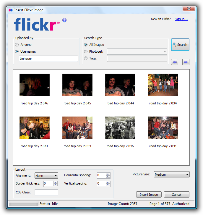 flickr4writer