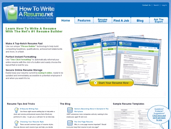 http _www.howtowritearesume.net
