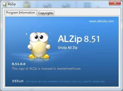 Download করুন চমৎকার একটি .ZIP সফটওয়্যার নাম তার ALZIP V8.51