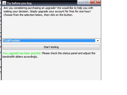 আসুন একটি ইমেইল দিয়ে একই পিসিতে ১ সপ্তাহের বেশি Your Freedom  এ আনলিমিটেড স্পীড ব্যবহার করুন ।