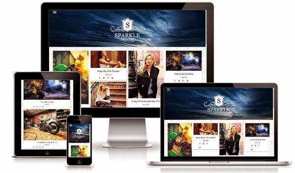 নতুন একটি ব্লগার টেমপ্লেট Sparkel ফ্রী ডাউনলোড করে নিন