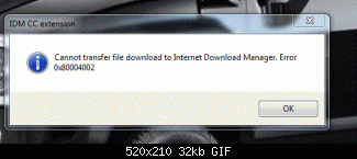 IDM error 0x80040415-ছোট্ট একটি সমস্যা,কিন্তু বেশ বিরক্তিকর ।